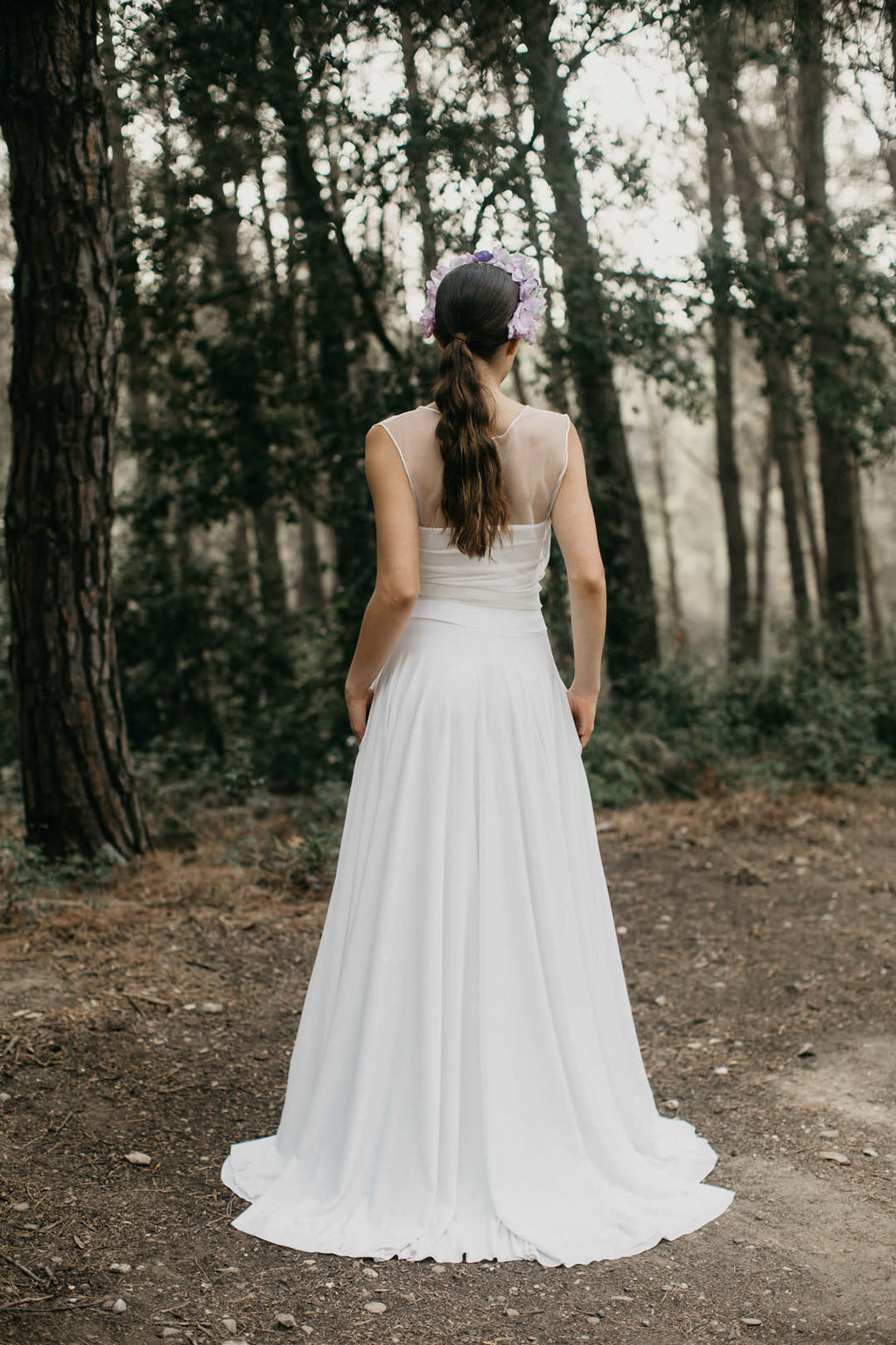 FALDA NOVIA BOLSILLOS